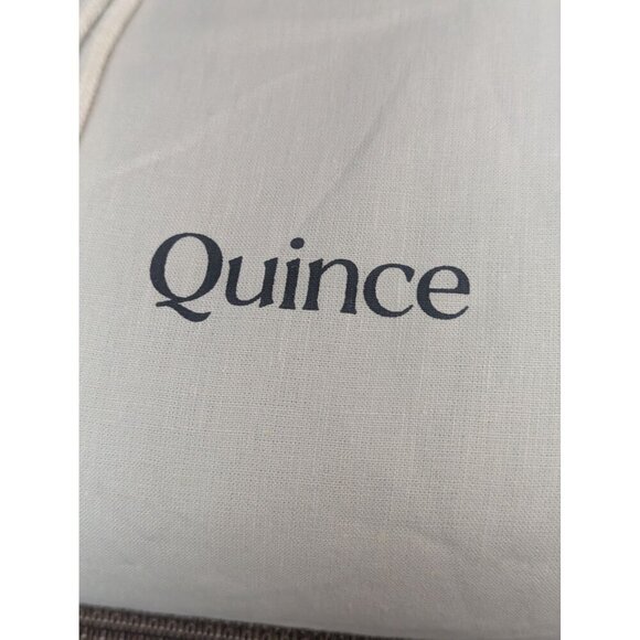 Quince 100% European Linen Duvet Cover 2PC Set Color Mist Size Twin -NEW- - Picture 2 of 7